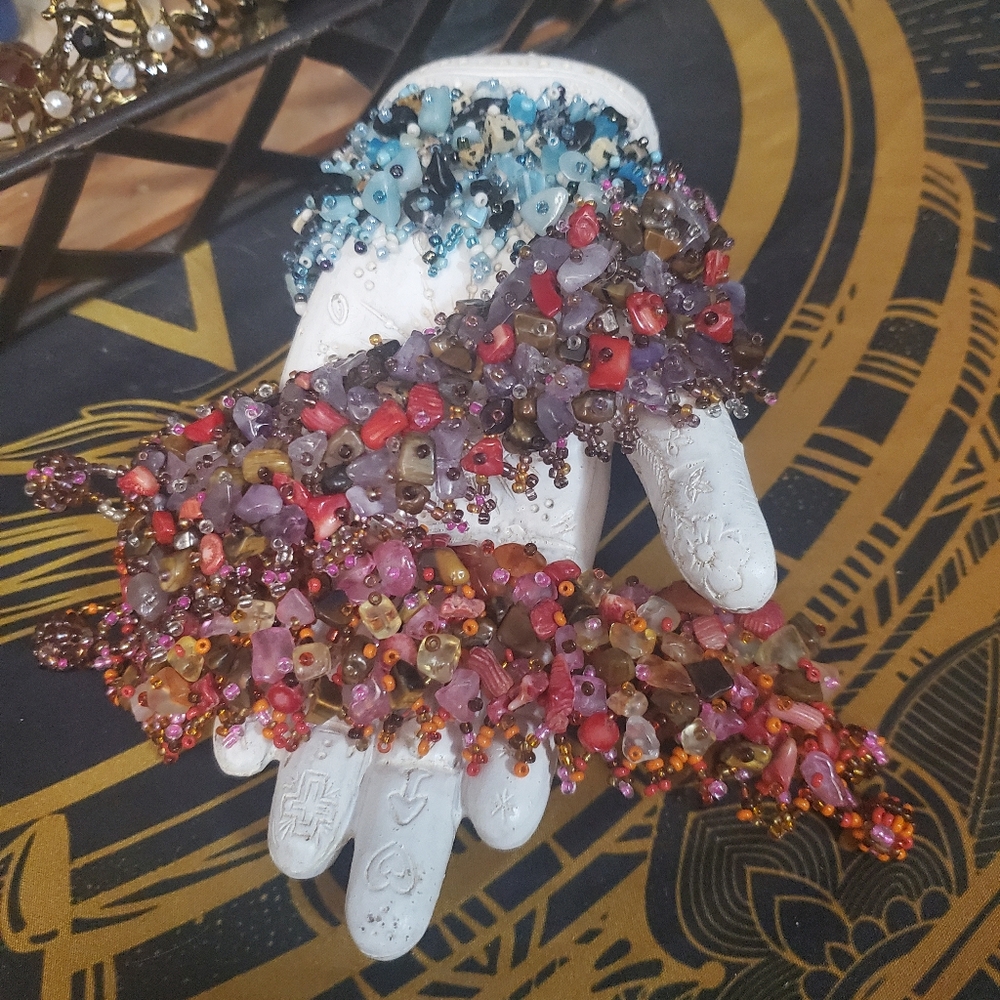 NWOT Set of 3 matching beaded bracelets